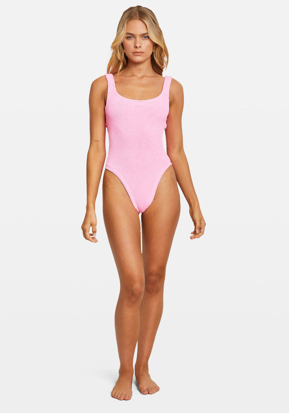 SQUARE NECK SWIM BUBBLE GUM