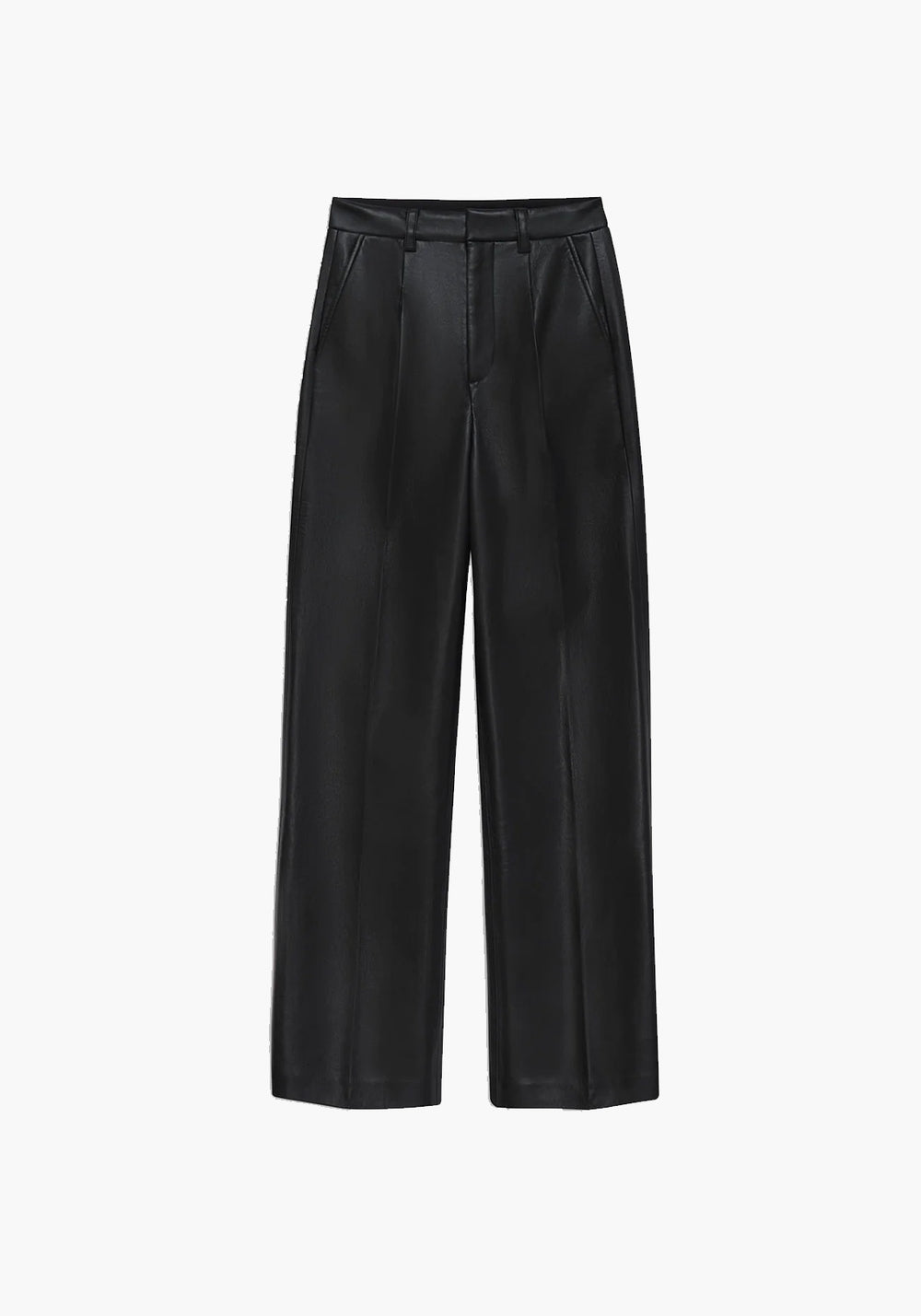 CARMEN PANT BLACK RECYCLED LEATHER