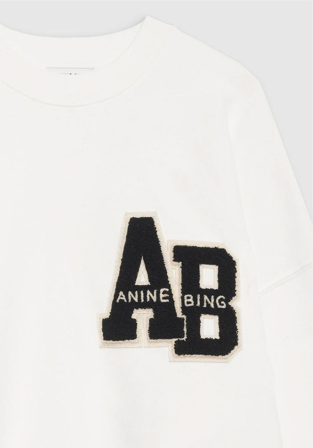 MILES SWEATSHIRT LETTERMAN OFF WHITE