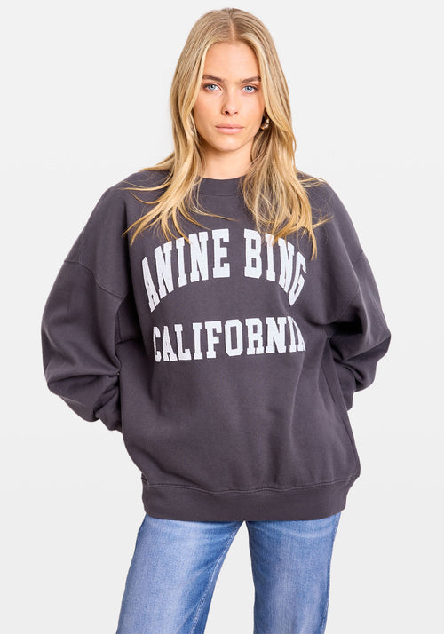 MILES SWEATSHIRT VINTAGE BLACK Anine Bing Tuchuzy