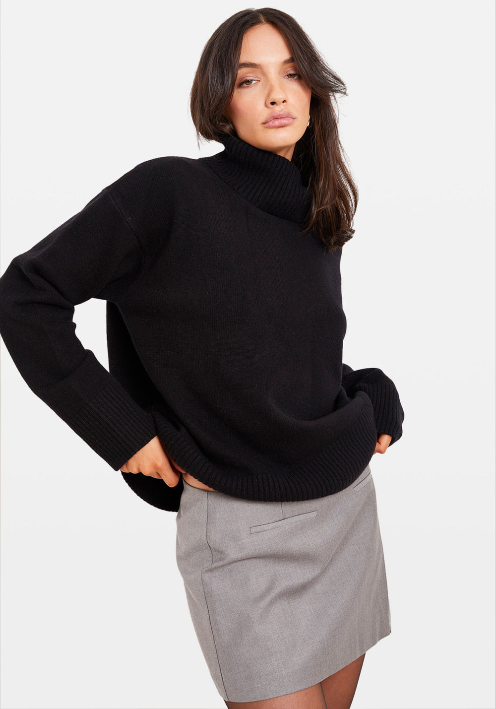 OVERSIZED TURTLENECK SWEATER
