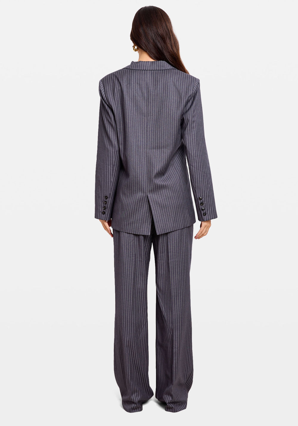 Pre-Order | PINSTRIPE BLAZER COAL STRIPE