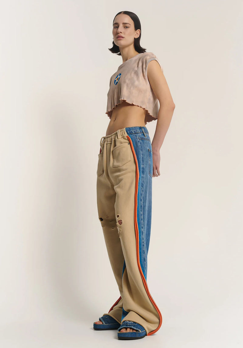 DENIM PATCH JEAN