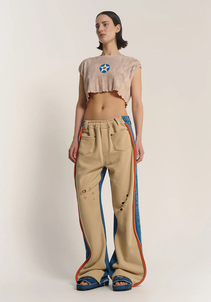 DENIM PATCH JEAN