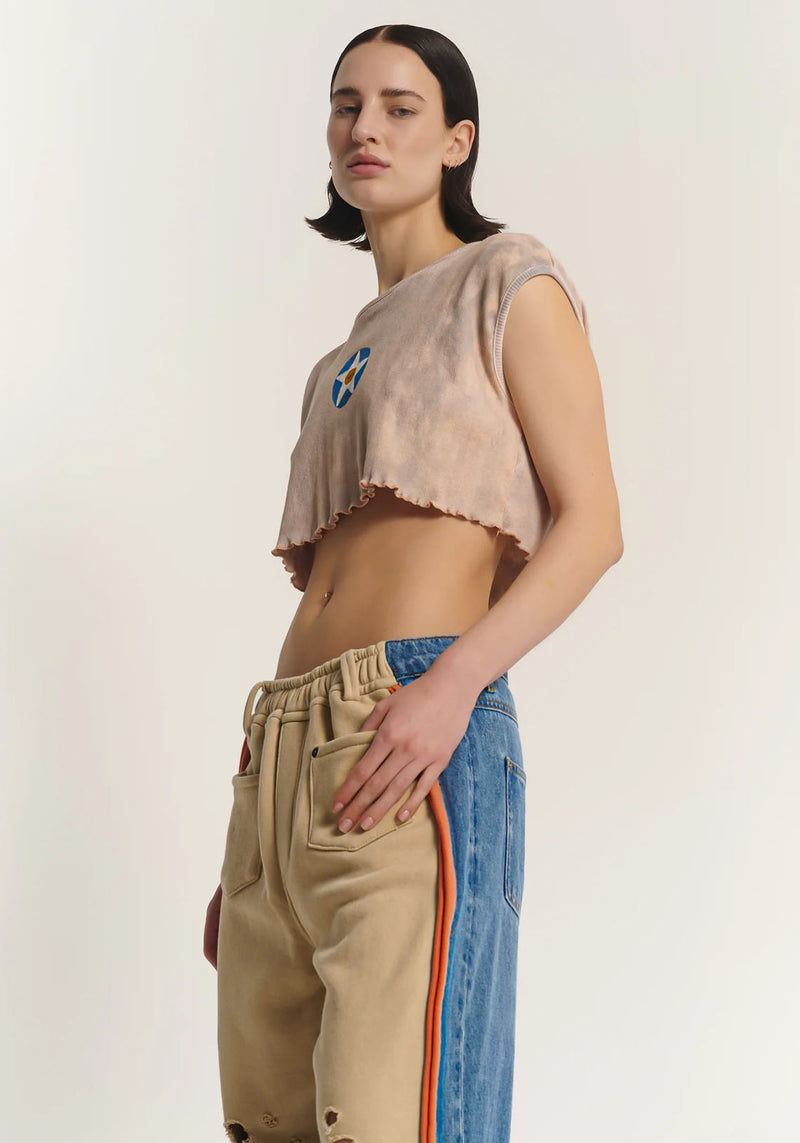 DENIM PATCH JEAN