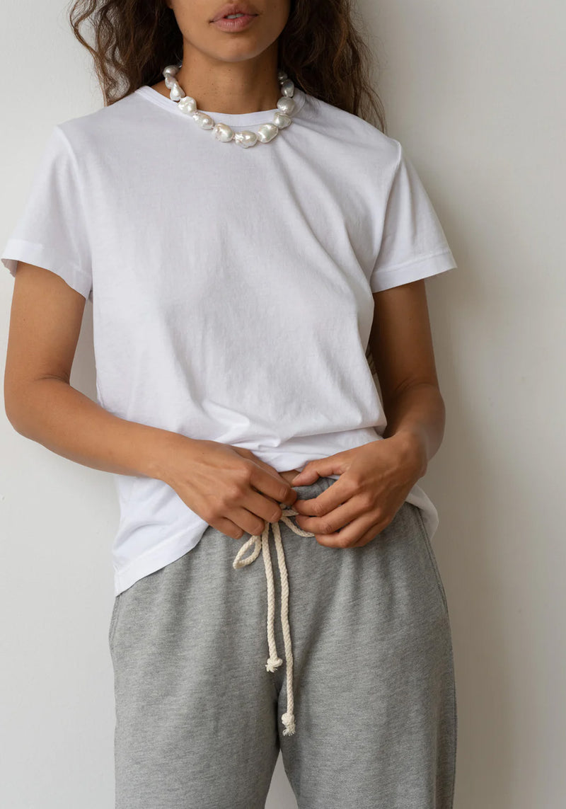 THE JERSEY RELAXED TEE POWDER