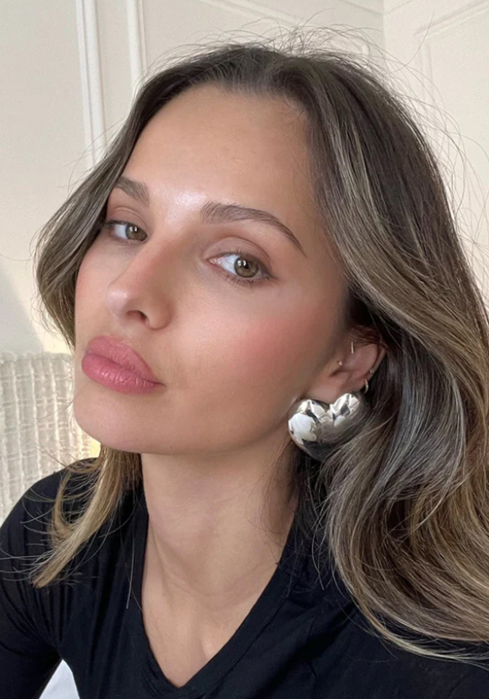 AMOUR EARRINGS SILVER