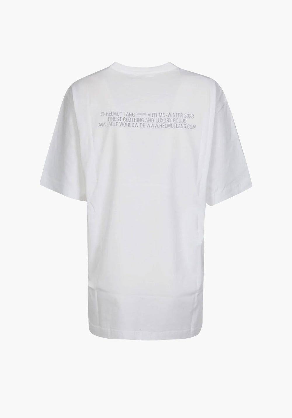 LOGO COWBOY TEE TECH WHITE