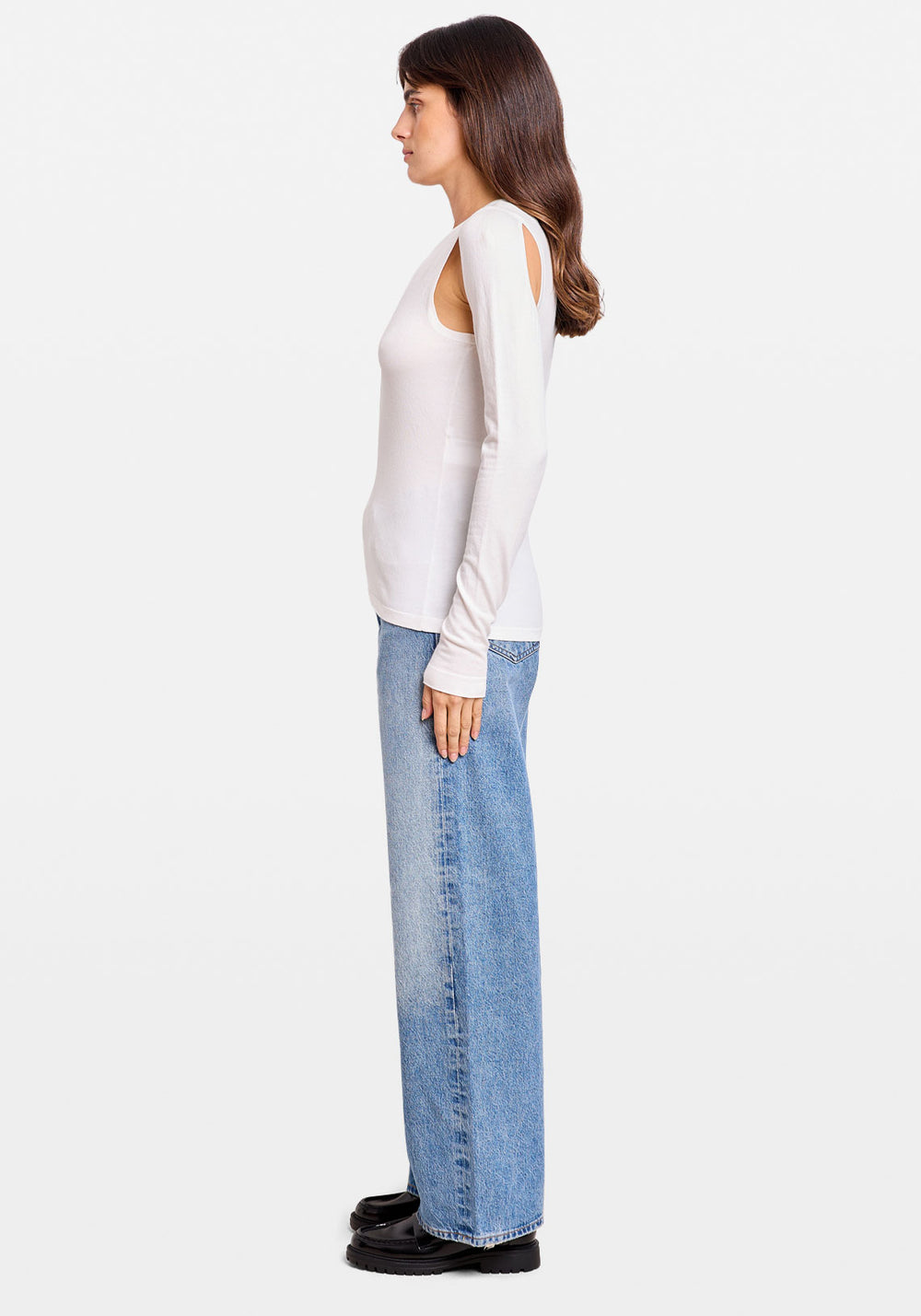 CUTOUT CREW OPTIC WHITE