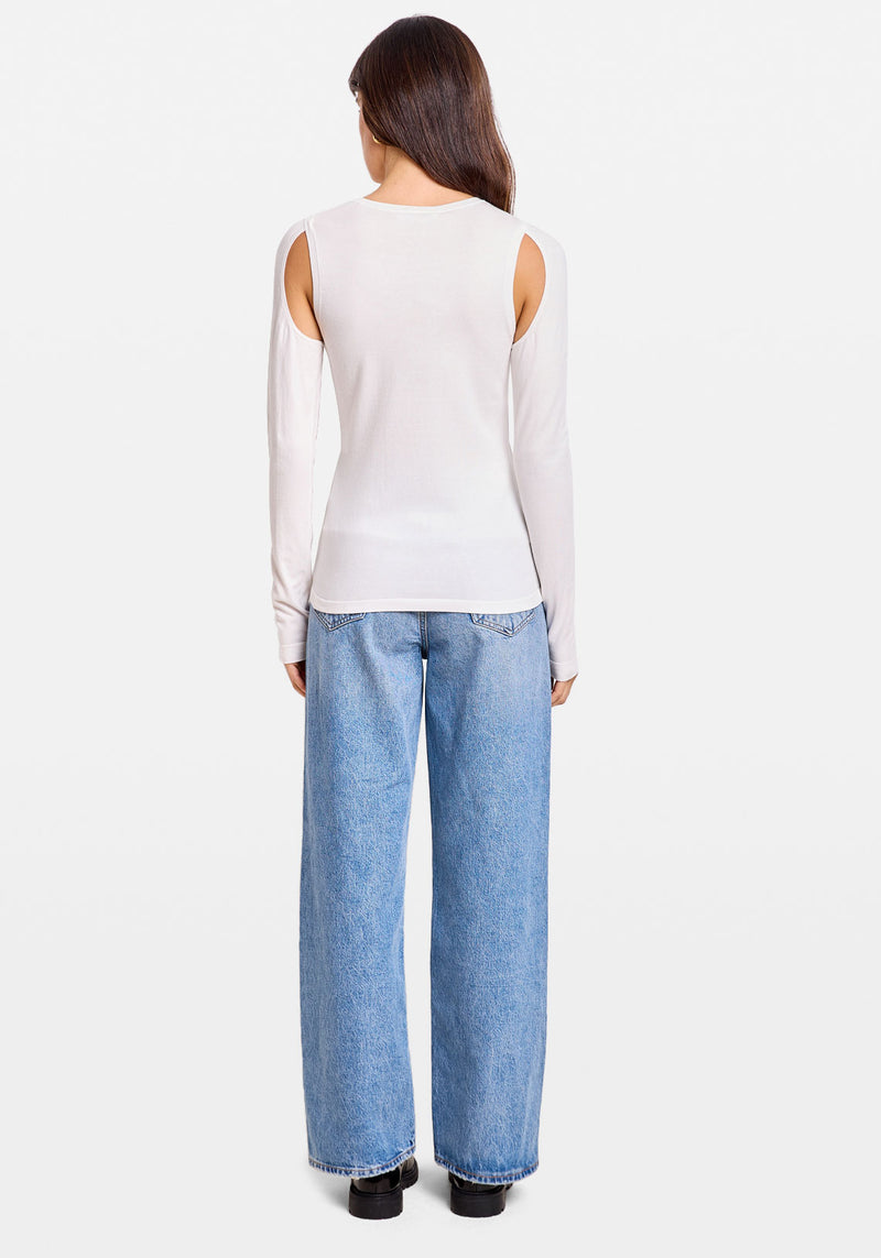 CUTOUT CREW OPTIC WHITE