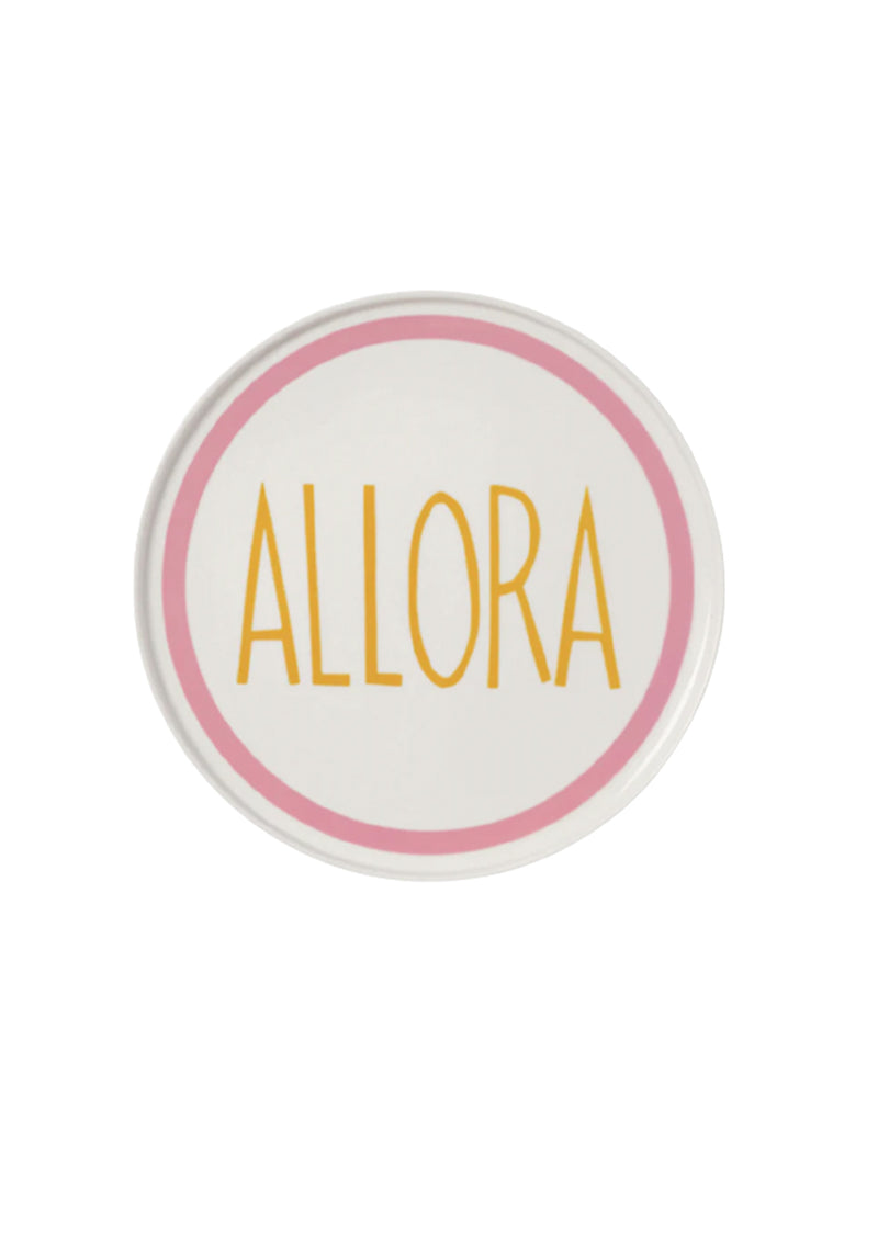 ALLORA PLATE PINK