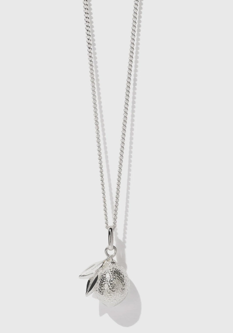 LEMON CHARM NECKLACE STERLING SILVER