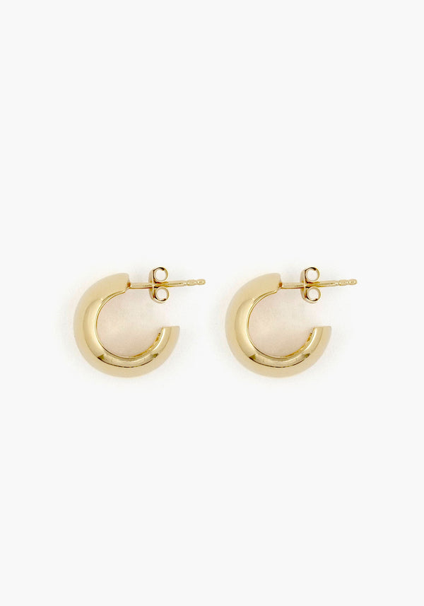REFLECTION SMALL HOOPS GOLD