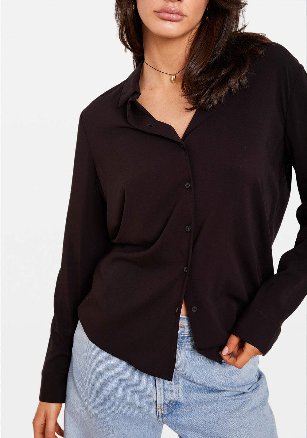 MILLY NP SHIRT BLACK