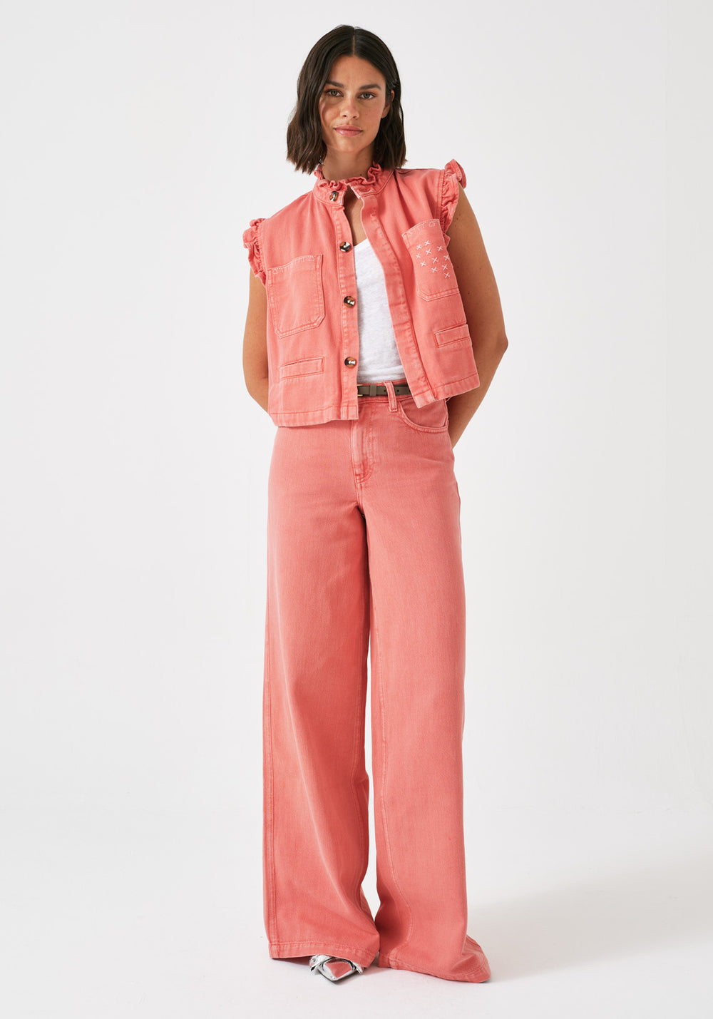 DEAR PABLO WAISTCOAT MINERAL RED