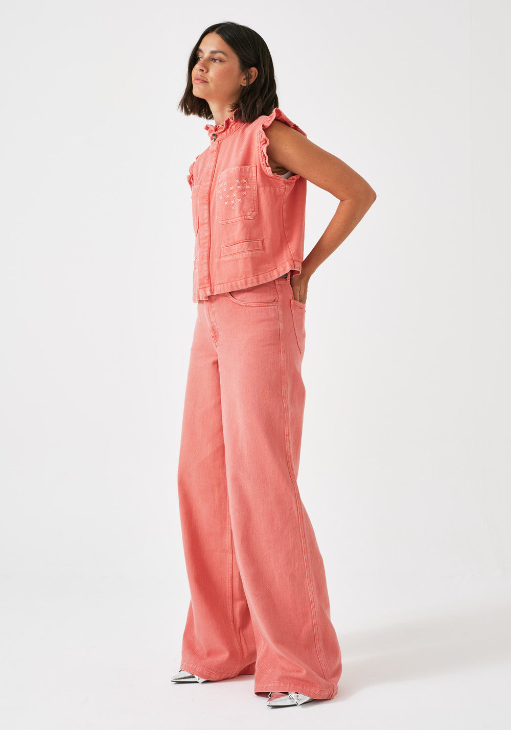 DEAR PABLO WAISTCOAT MINERAL RED