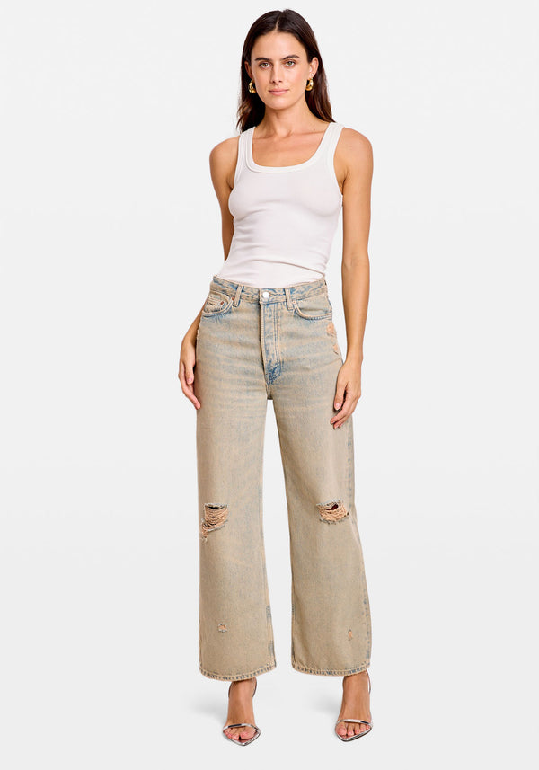 SHELLY JEANS KHAKI DUST BREAK