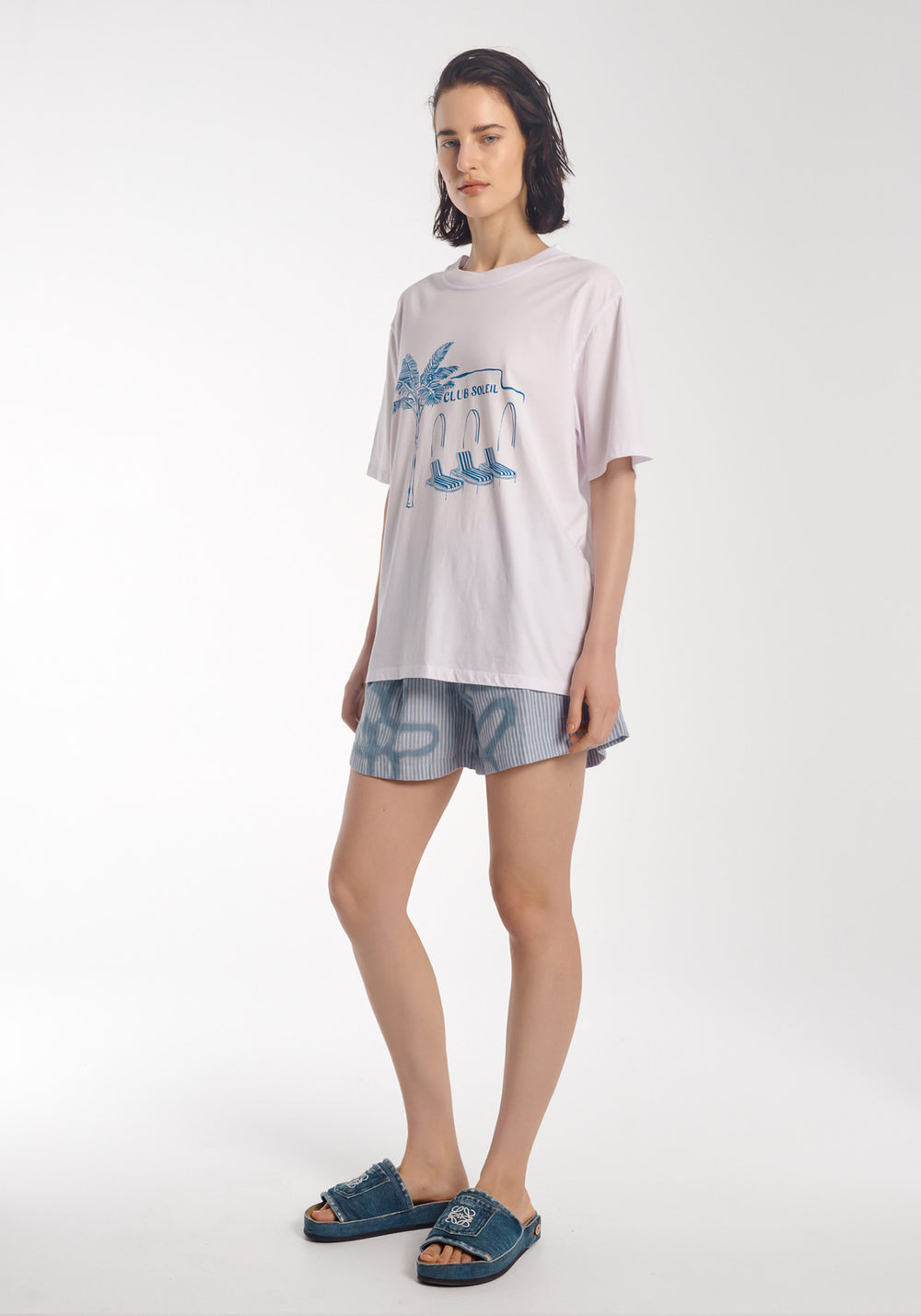 CLUB SOLEIL ORGANIC TEE WHITE