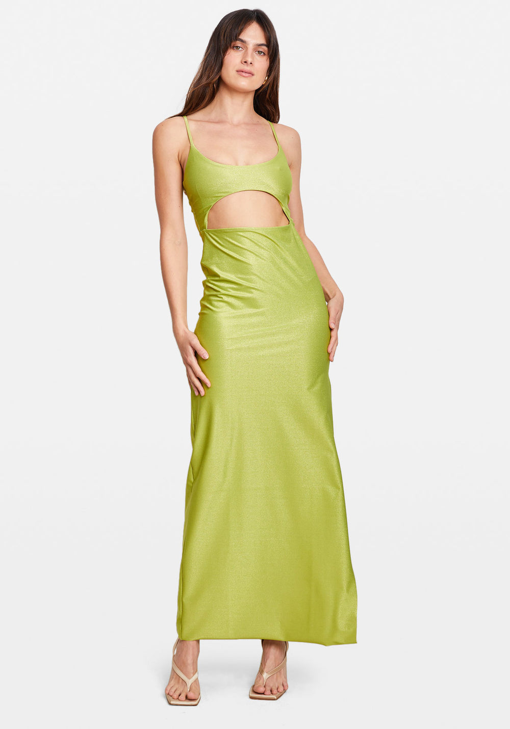 ITALA MAXI DRESS LIMONADA