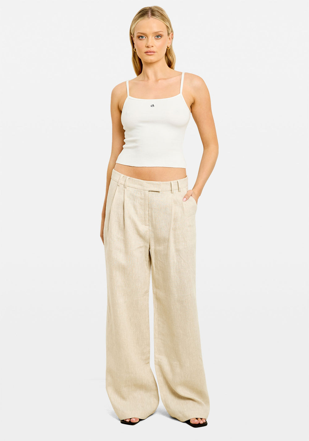 AISHA TAILORED PANT STONE