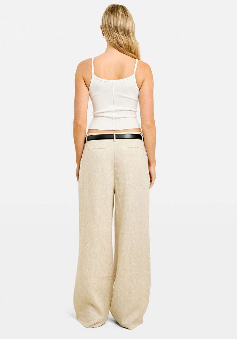 AISHA TAILORED PANT STONE