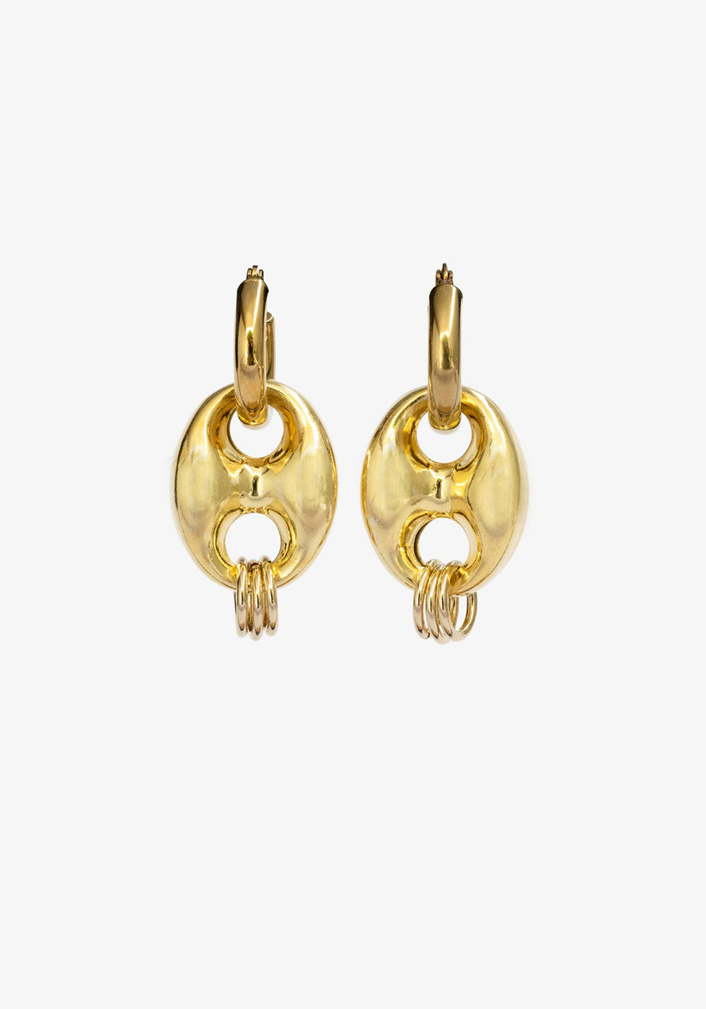 GOLD LINK EARRINGS