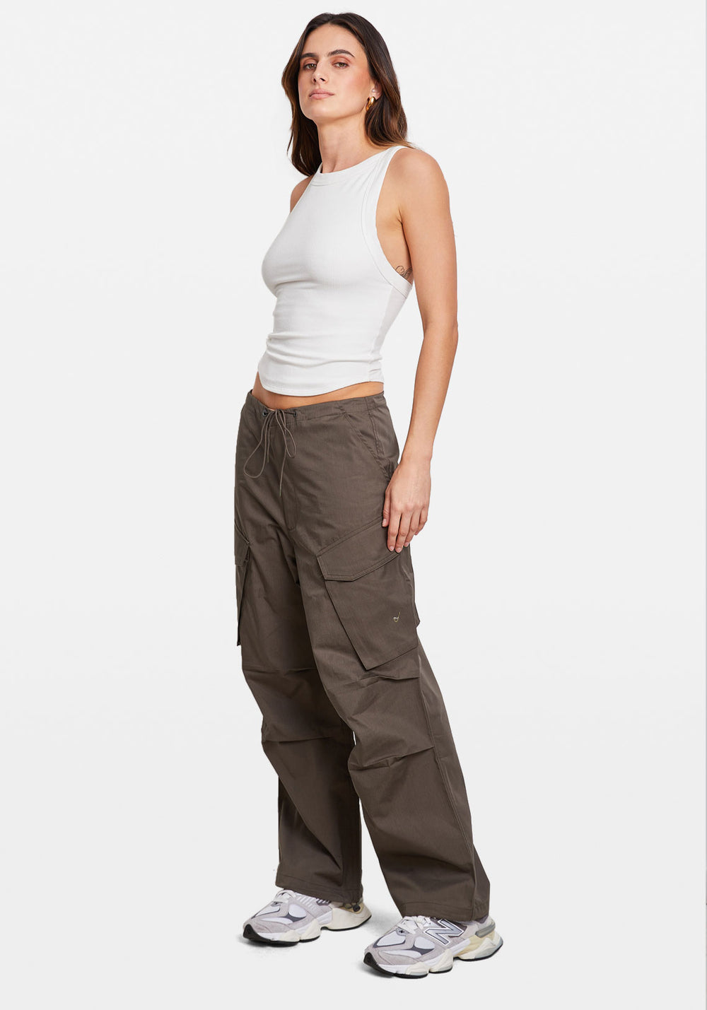 GINERVA CARGO PANT CAVIAR