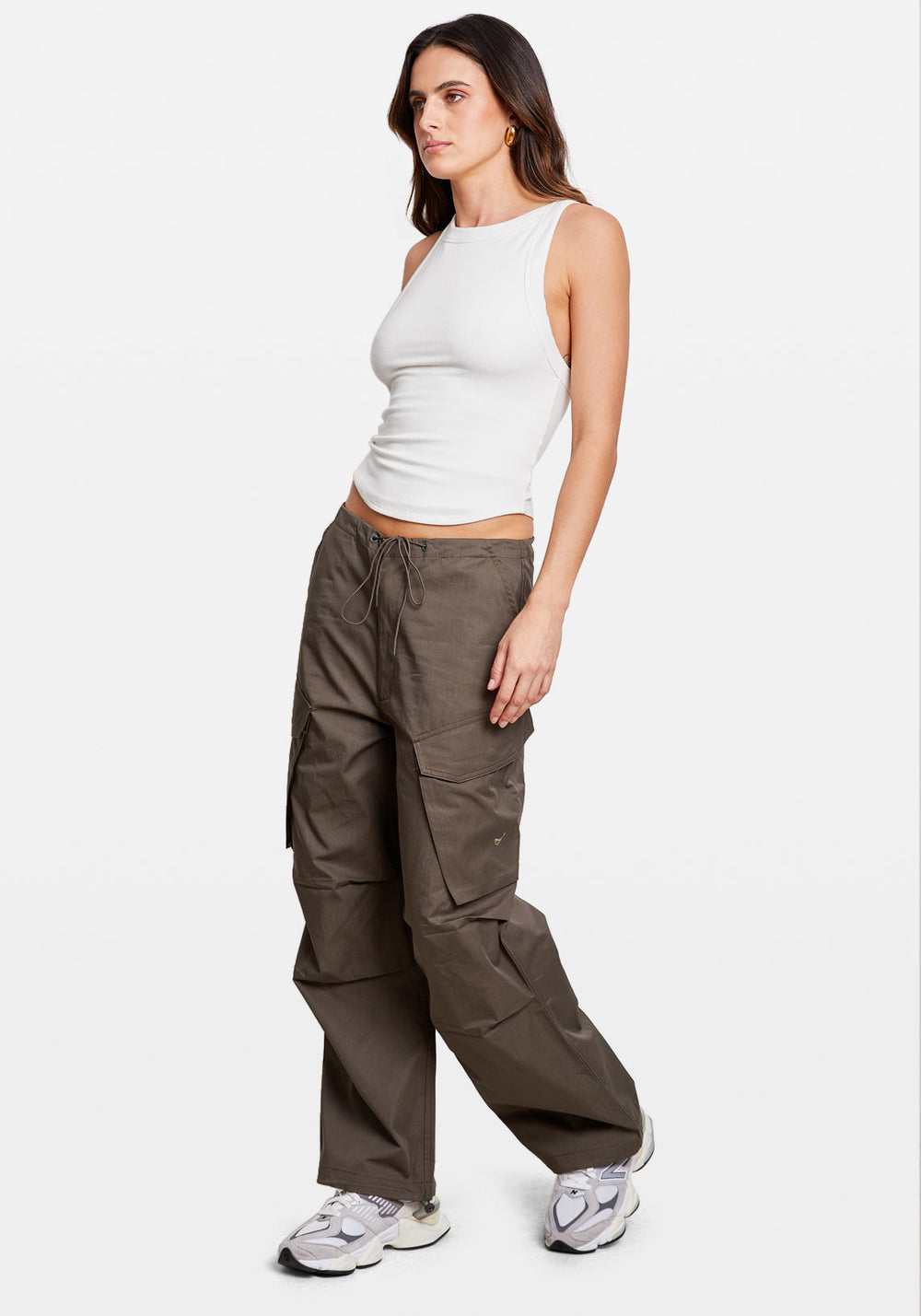 GINERVA CARGO PANT CAVIAR