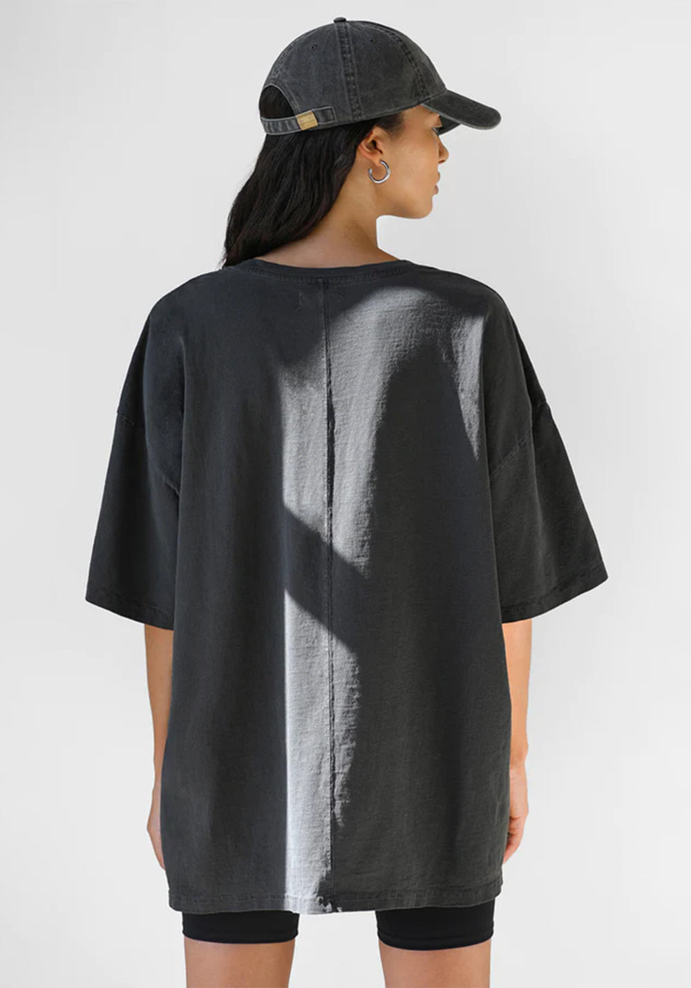 OVERSIZED VINTAGE TEE WASHED BLACK
