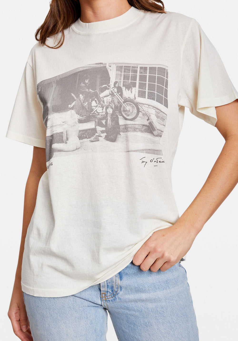 LILI TEE X AB ROLLING STONE WHITE