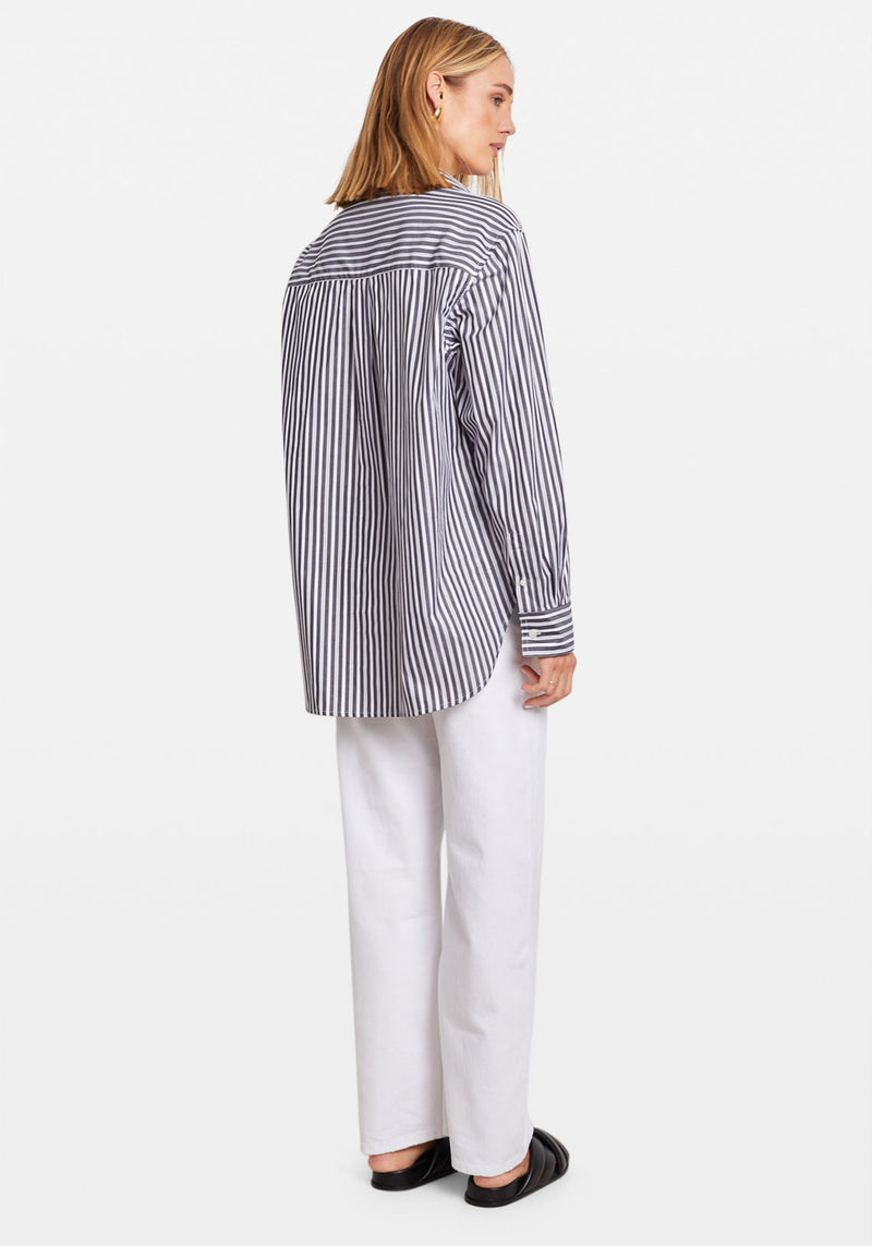 LOVA SHIRT BLACK STRIPE