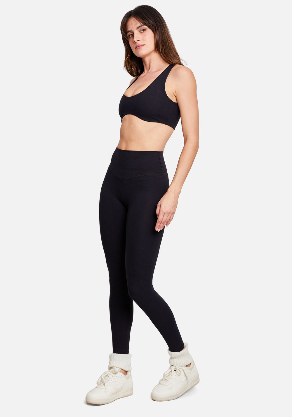 SECOND SKIN LEGGING SUEDED ONYX