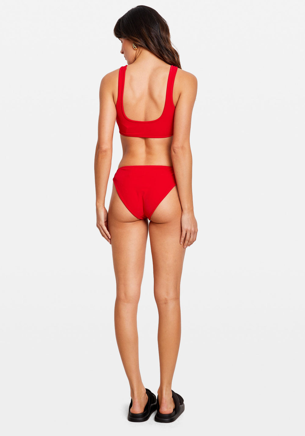 TERRY BRIEF REVERSIBLE RED/BALLERINA PINK