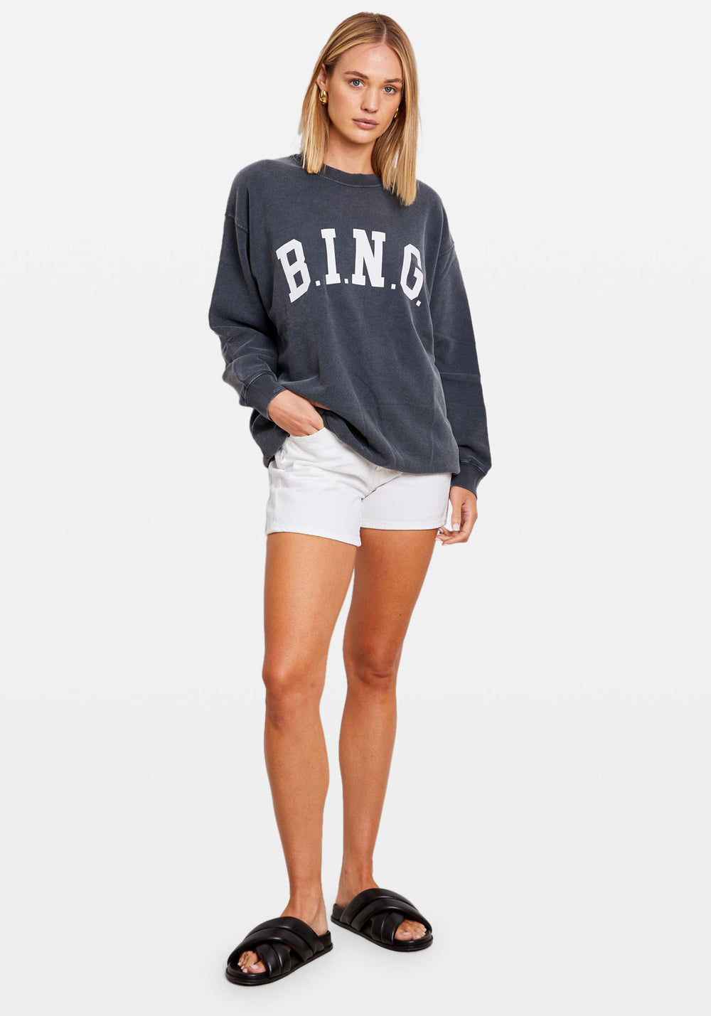 TYLER SWEATSHIRT BING WASHED BLACK