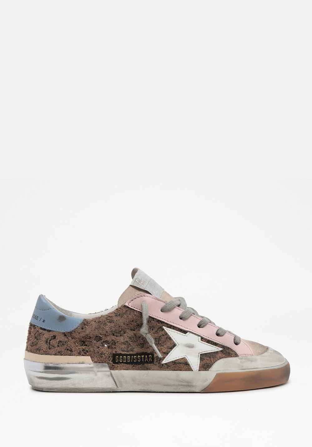 Super-Star Penstar Sneakers Beige Brown Black/Pearl/Light Pink/Light Blue