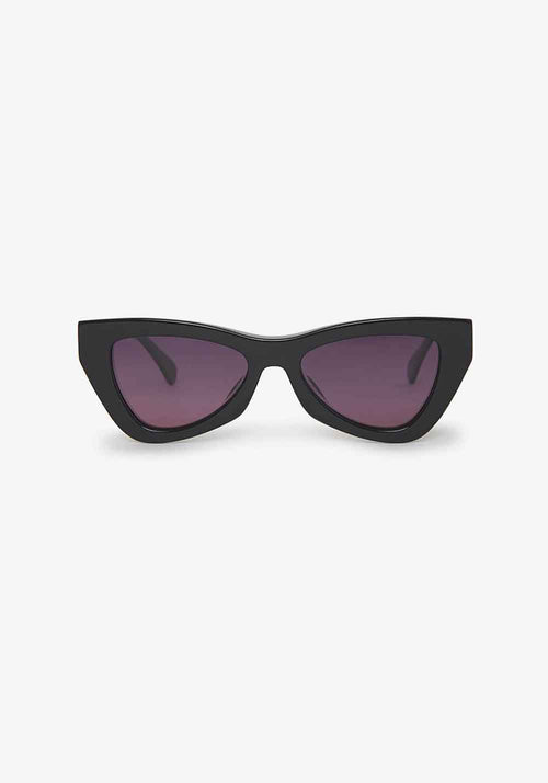 VERONA SUNGLASSES BLACK WITH PURPLE
