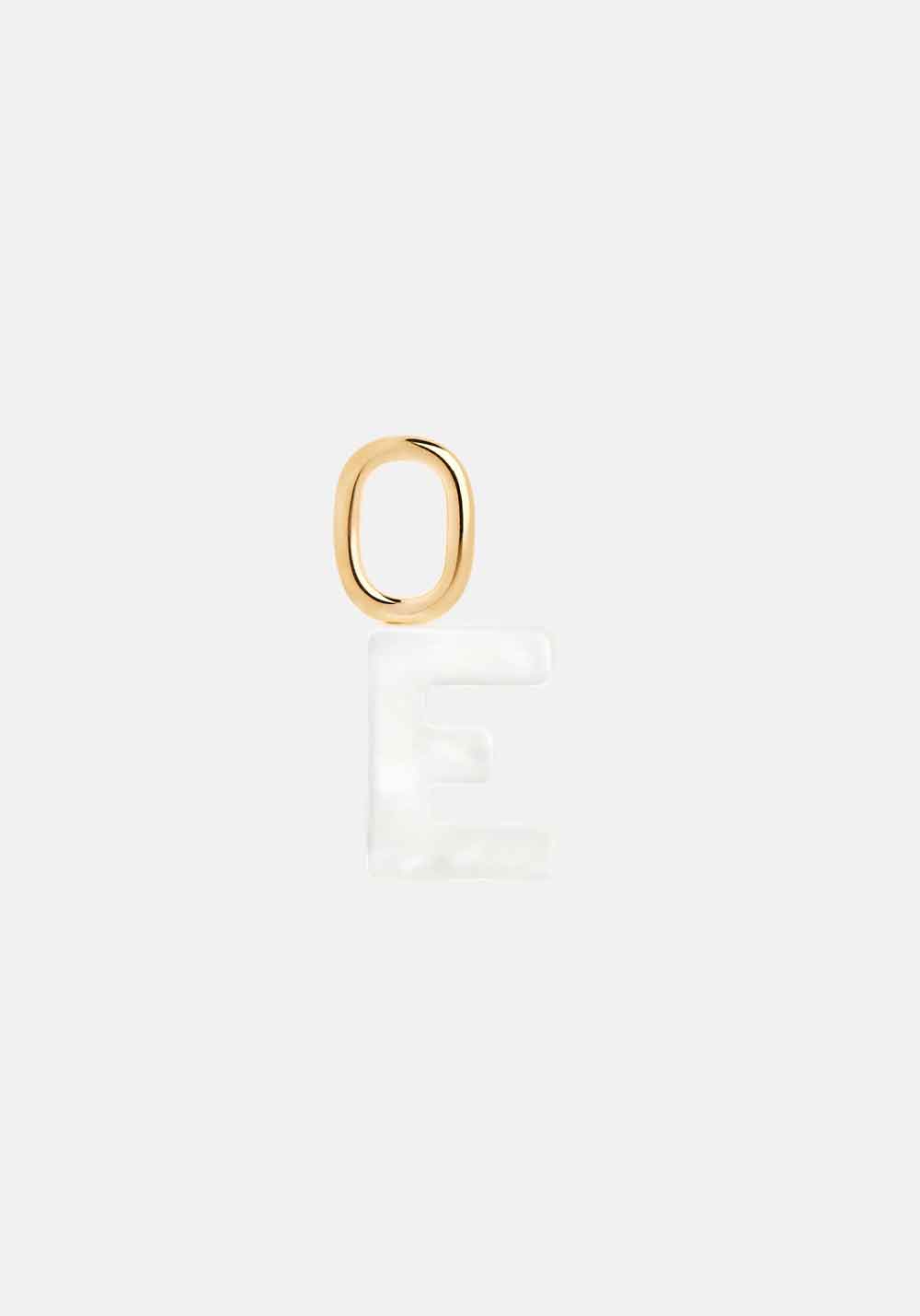 LUCID LETTER CHARM E GOLD HP