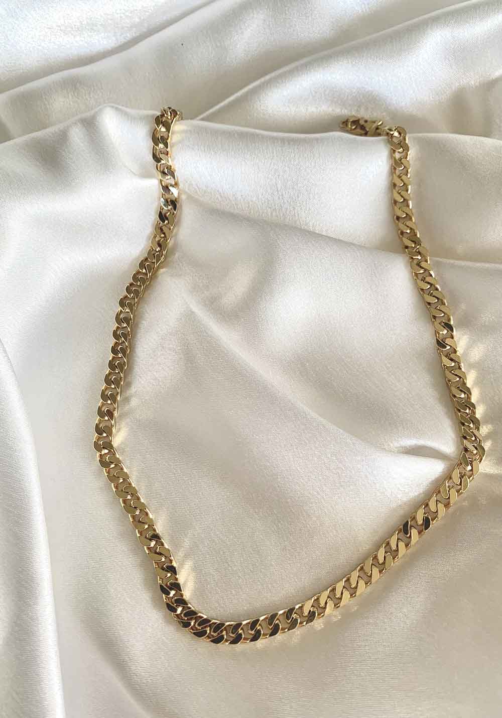 Plain Jane Chain 45cm Gold