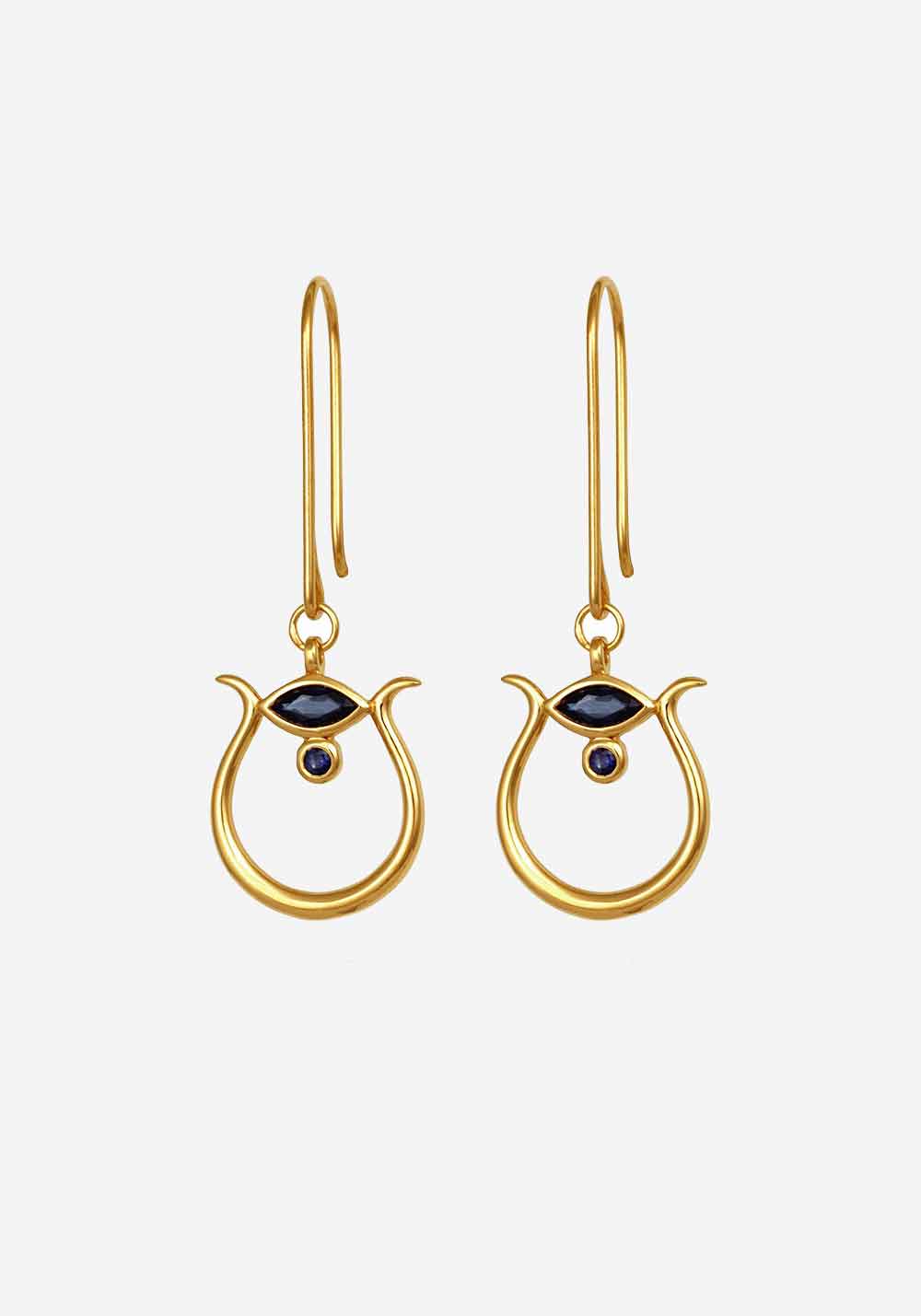 HATHOR EARRINGS GOLD