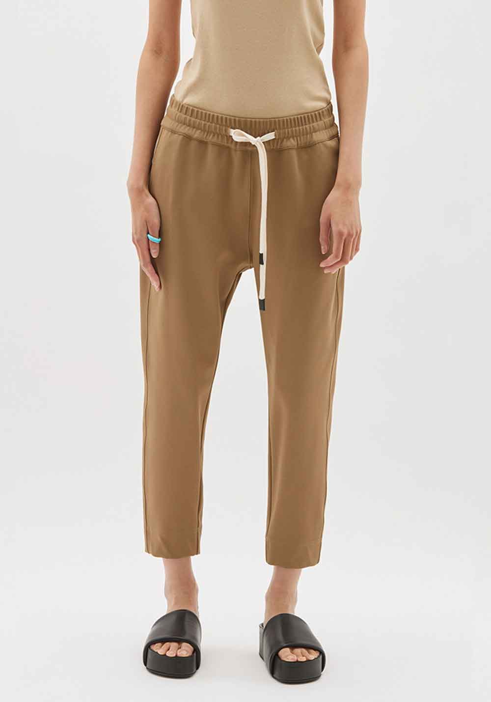 STRETCH TWILL TAPERED PANT TAN
