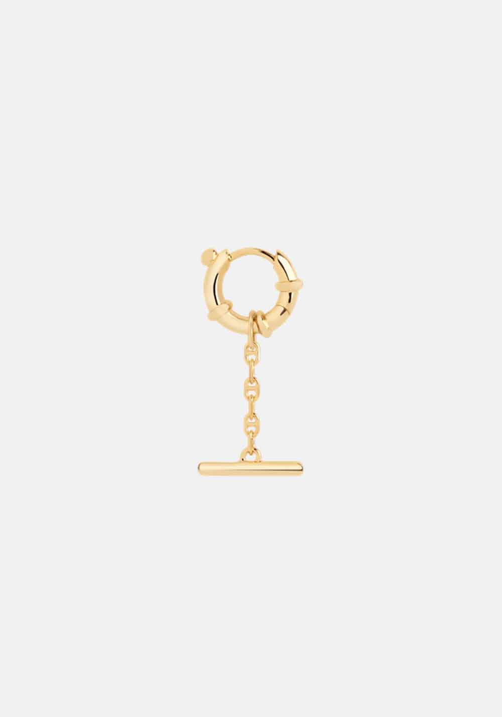 Spring Bar Huggie Gold