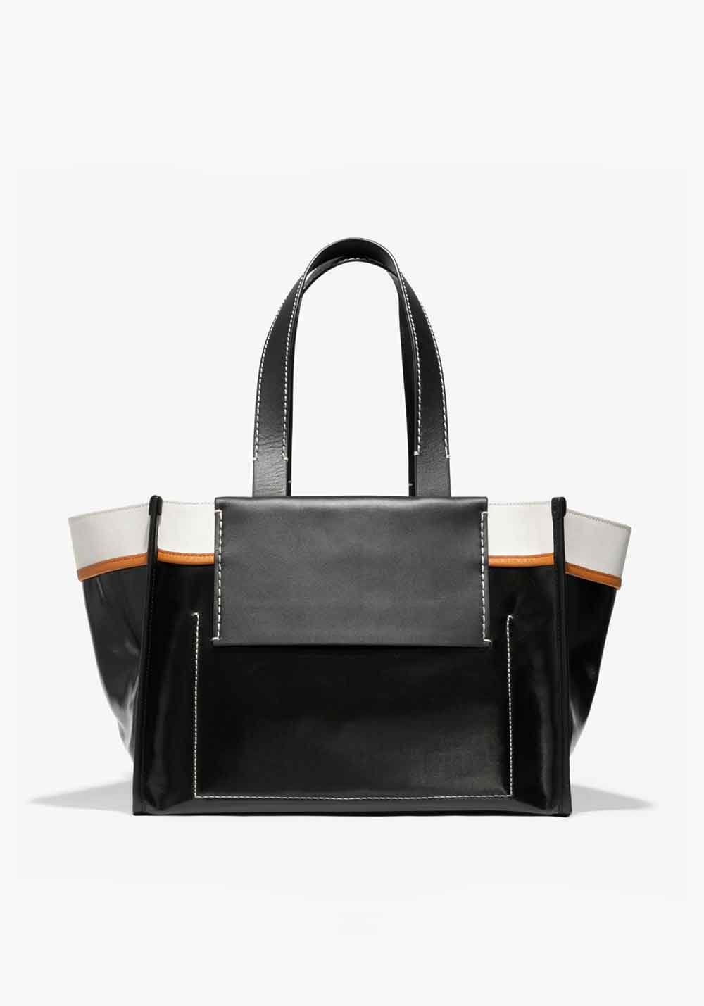 LARGE MORRIS COATED CANVAS TOTE