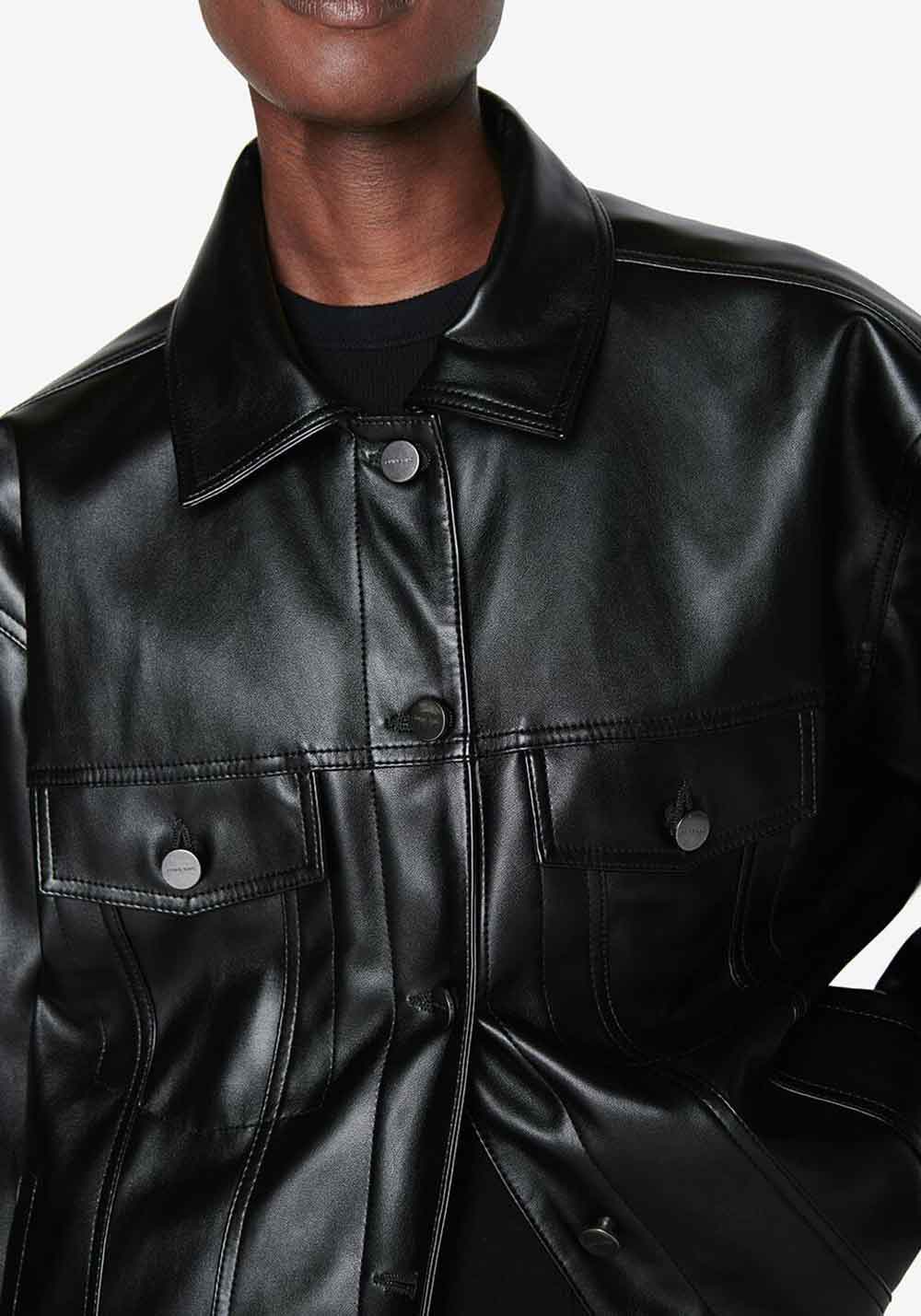 Rory Jacket Black Vegan Leather