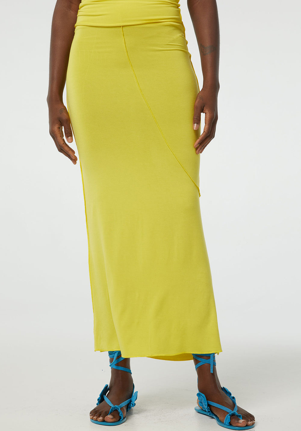 VANA SKIRT ELECTRIC YELLOW