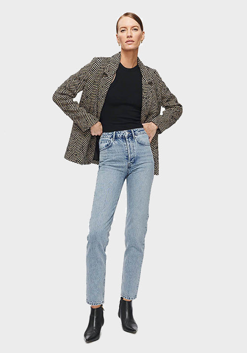 SONYA STRAIGHT LEG JEAN WASHED BLUE