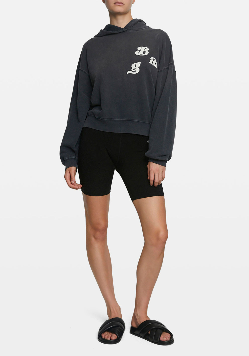 ALEC HOODIE VINTAGE BING WASHED BLACK