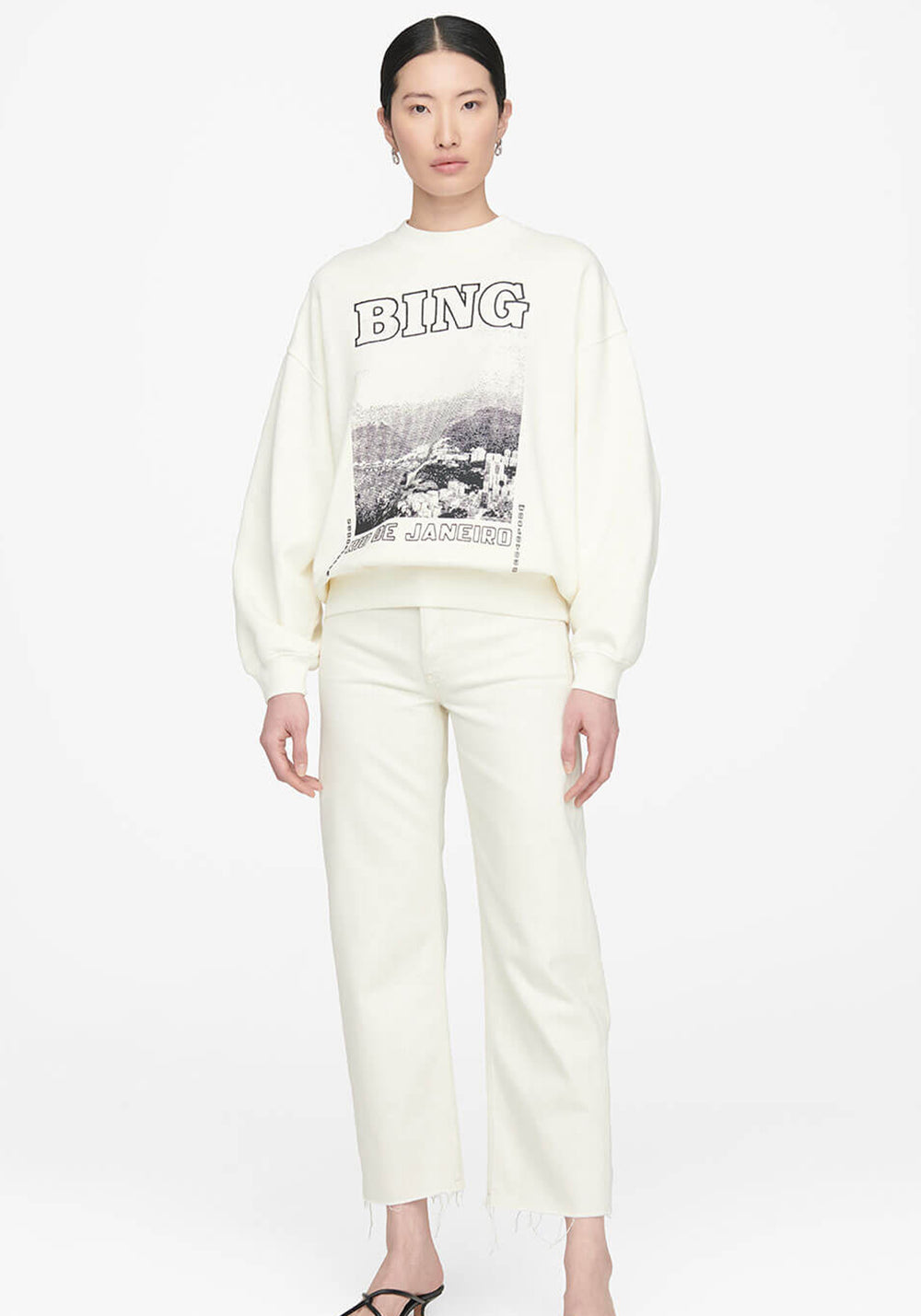 JACI SWEATSHIRT RIO DE JANEIRO CREAM