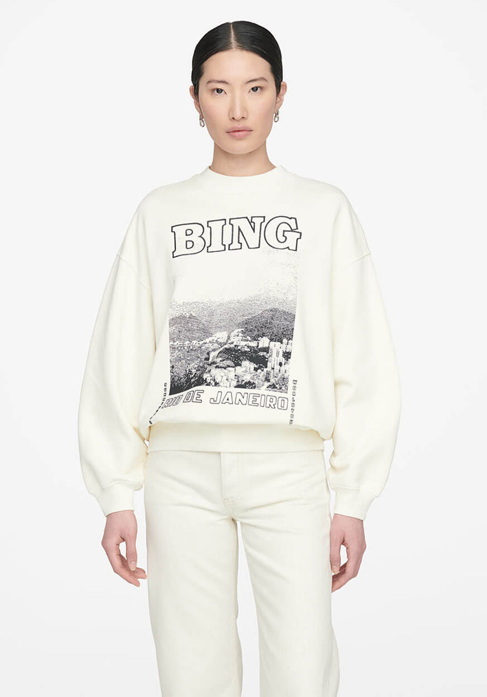 JACI SWEATSHIRT RIO DE JANEIRO CREAM