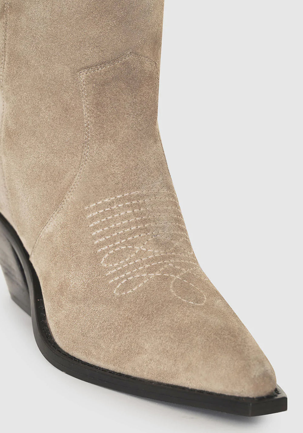 TALL TANIA BOOTS ASH GREY SUEDE