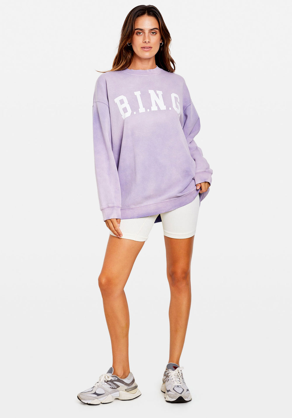 TYLER SWEATSHIRT WASHED LAVENDER